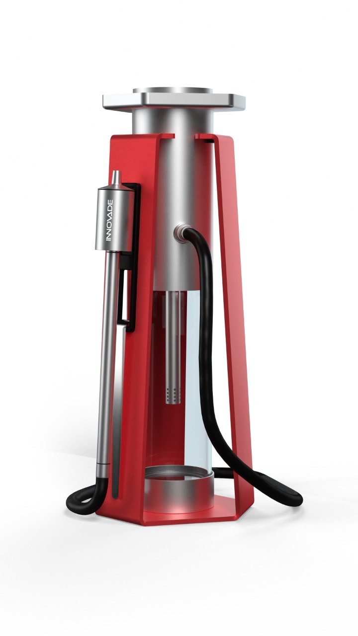 Innovade RED finish luxury shisha pipe